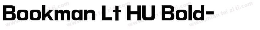 Bookman Lt HU Bold字体转换